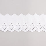 Bande de batiste brodée blanche modèle 29010 – 65 mm - Ribes y Casals