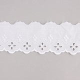 Bande de batiste brodée blanche modèle 29020 – 50 mm - Ribes y Casals