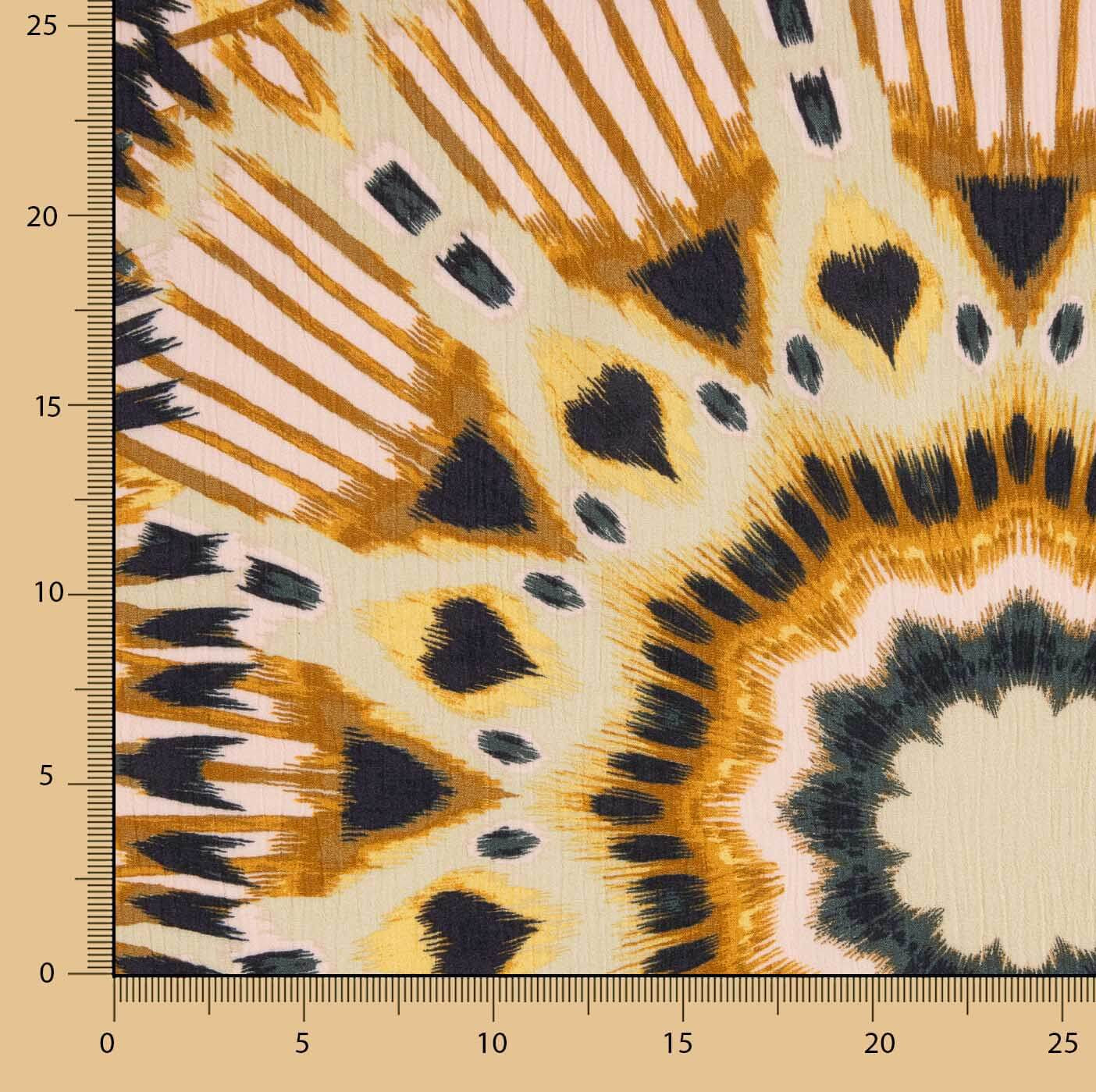 Viscose Bambula imprimée Sol Tribal - Ribes y Casals
