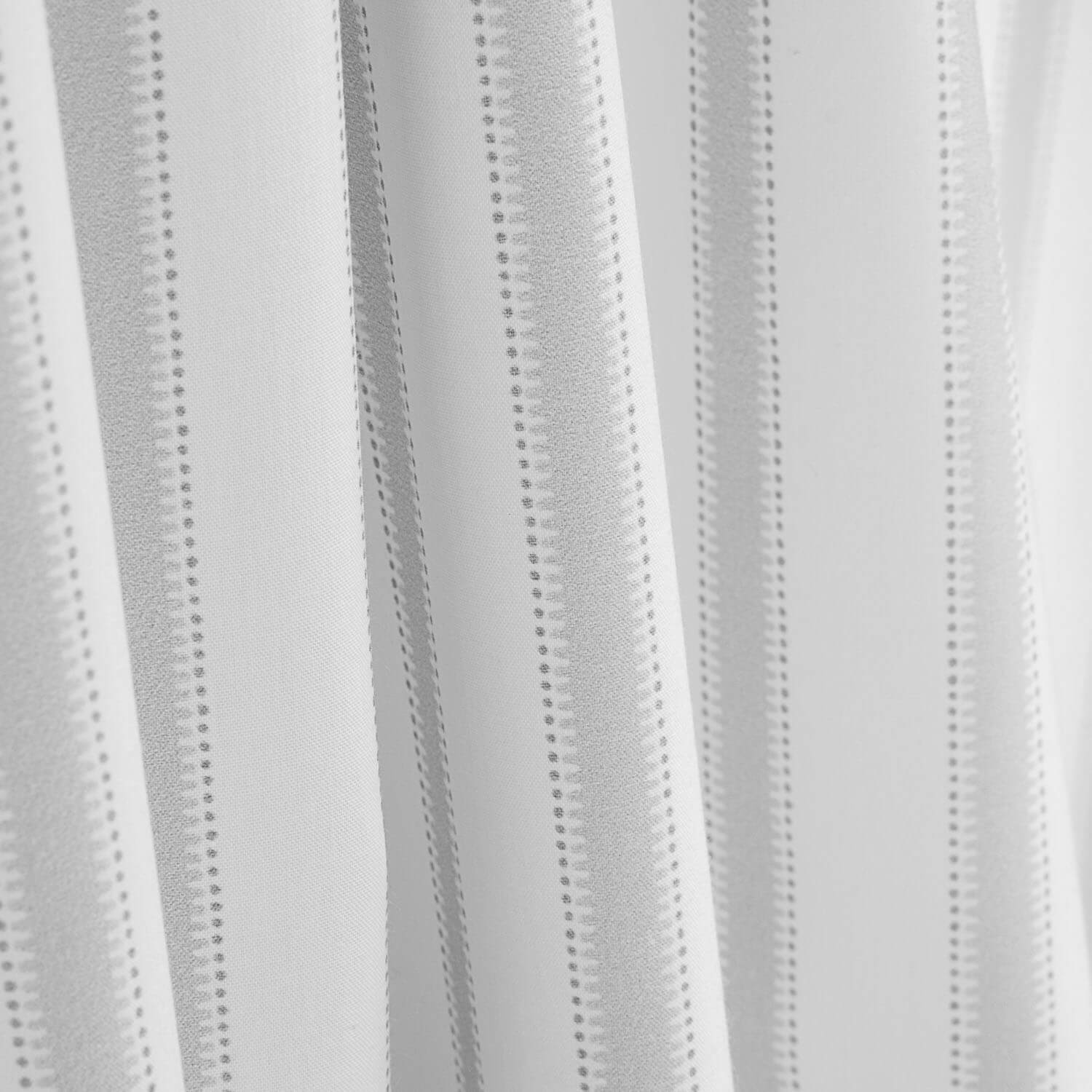 Percal imprimé Doots Stripe Gris - Ribes y Casals