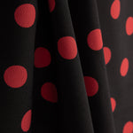 Koshibo à pois 15 mm noir-rouge - Ribes y Casals