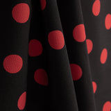 Koshibo à pois 15 mm noir-rouge - Ribes y Casals