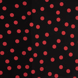 Koshibo à pois 15 mm noir-rouge - Ribes y Casals