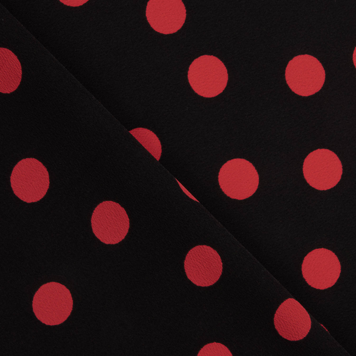 Koshibo à pois 15 mm noir-rouge - Ribes y Casals
