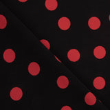 Koshibo à pois 15 mm noir-rouge - Ribes y Casals