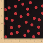 Koshibo à pois 15 mm noir-rouge - Ribes y Casals