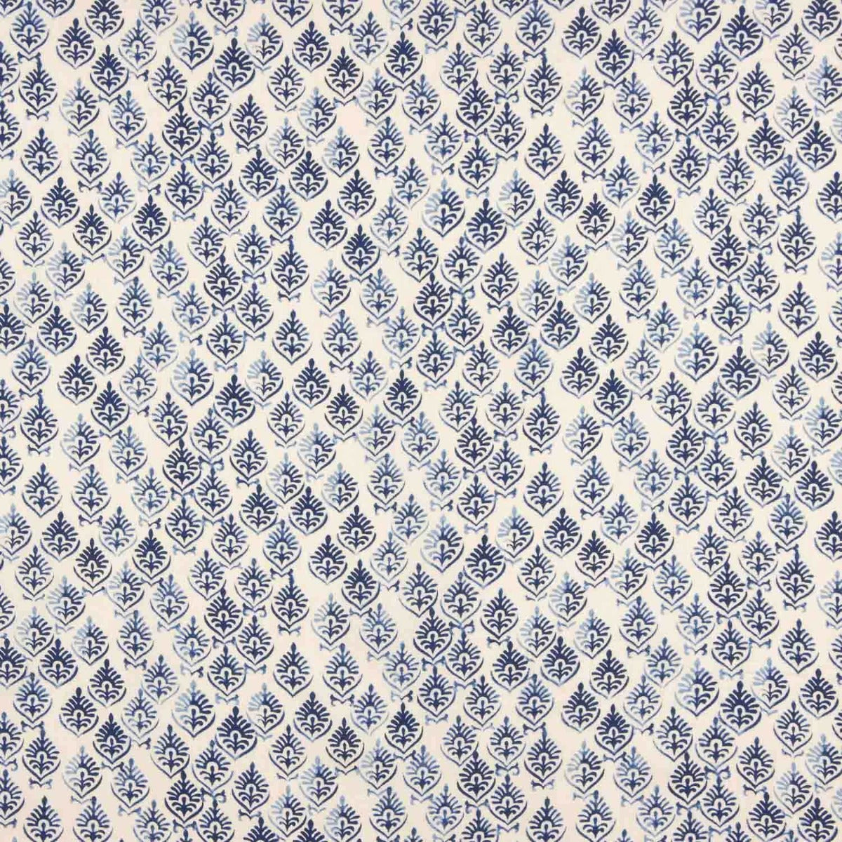 Retal Plana Viscosa Algodón Azul Jaipur 100x145 cms - Ribes y Casals