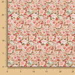 Batiste de coton à fleurs rose Provence - Ribes y Casals