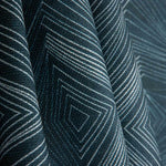 Lin et jute imprimé géométrique Abyssal - Ribes y Casals