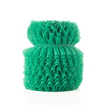 Cinta Plisada Garrucha 6 cm Verde Esmeralda - Ribes y Casals