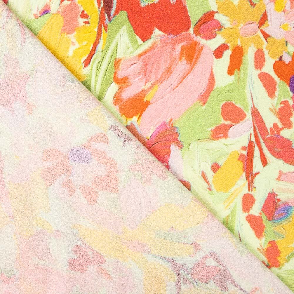 Crêpe Viscose Vert Anais - Ribes y Casals