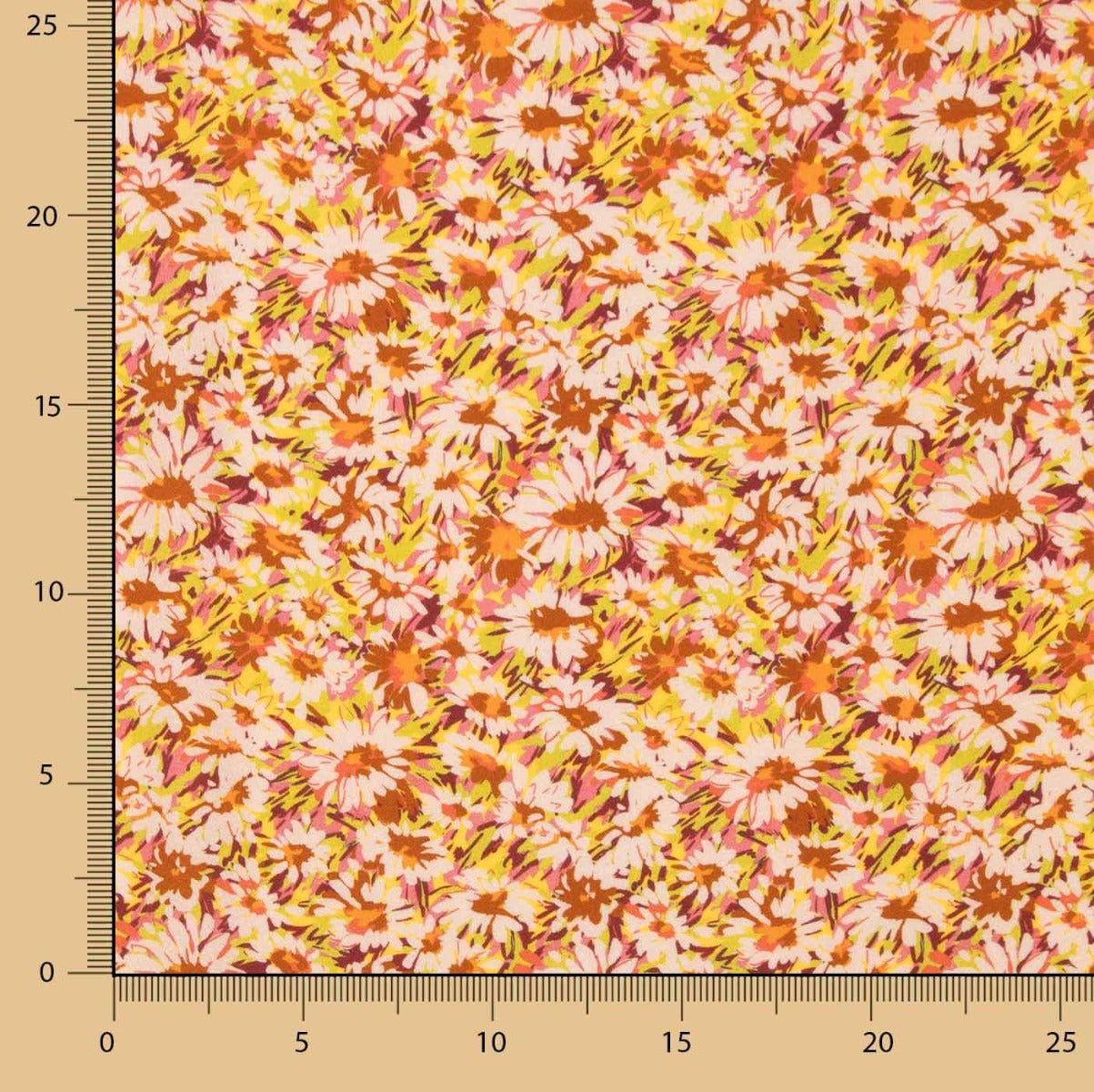 Crêpe Viscose Saumon Jasmin - Ribes y Casals