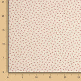 Popeline de coton micro florale rouge - Ribes y Casals