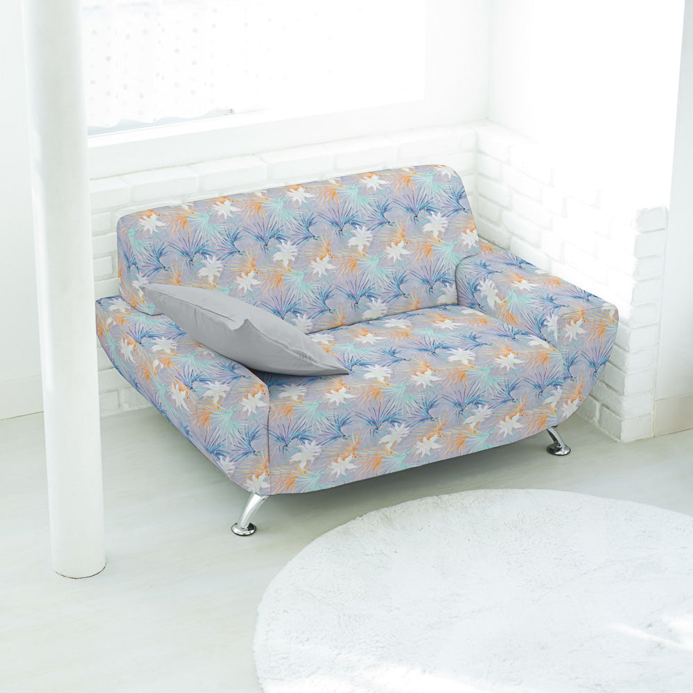 Demi Panama Bleu Feuilles Palmier - Ribes y Casals