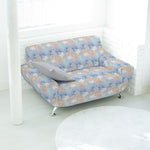 Demi Panama Bleu Feuilles Palmier - Ribes y Casals