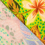 Crêpe Viscose Tropique Vert - Ribes y Casals