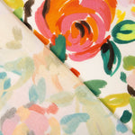 Viscose Fleur Aquarelle Multicolore - Ribes y Casals