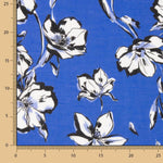 Voile Viscose Bleu Hanoï - Ribes y Casals