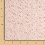 Popeline de coton micro-fleur rose poudré - Ribes y Casals