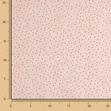 Popeline de coton micro-fleur rose poudré - Ribes y Casals