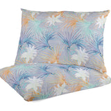 Demi Panama Bleu Feuilles Palmier - Ribes y Casals