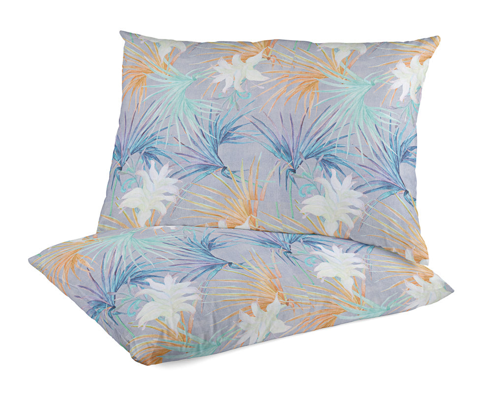 Demi Panama Bleu Feuilles Palmier - Ribes y Casals