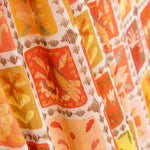 Voile Viscose Corail Mosaïque - Ribes y Casals