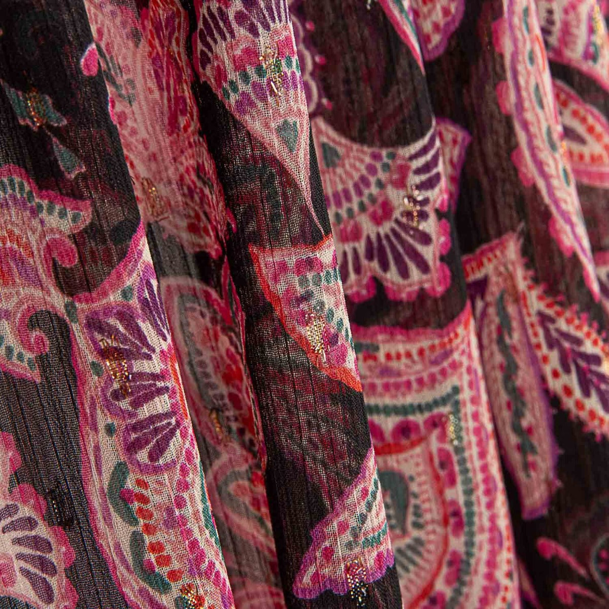 Bambula Lurex Negro Étnico - Ribes y Casals