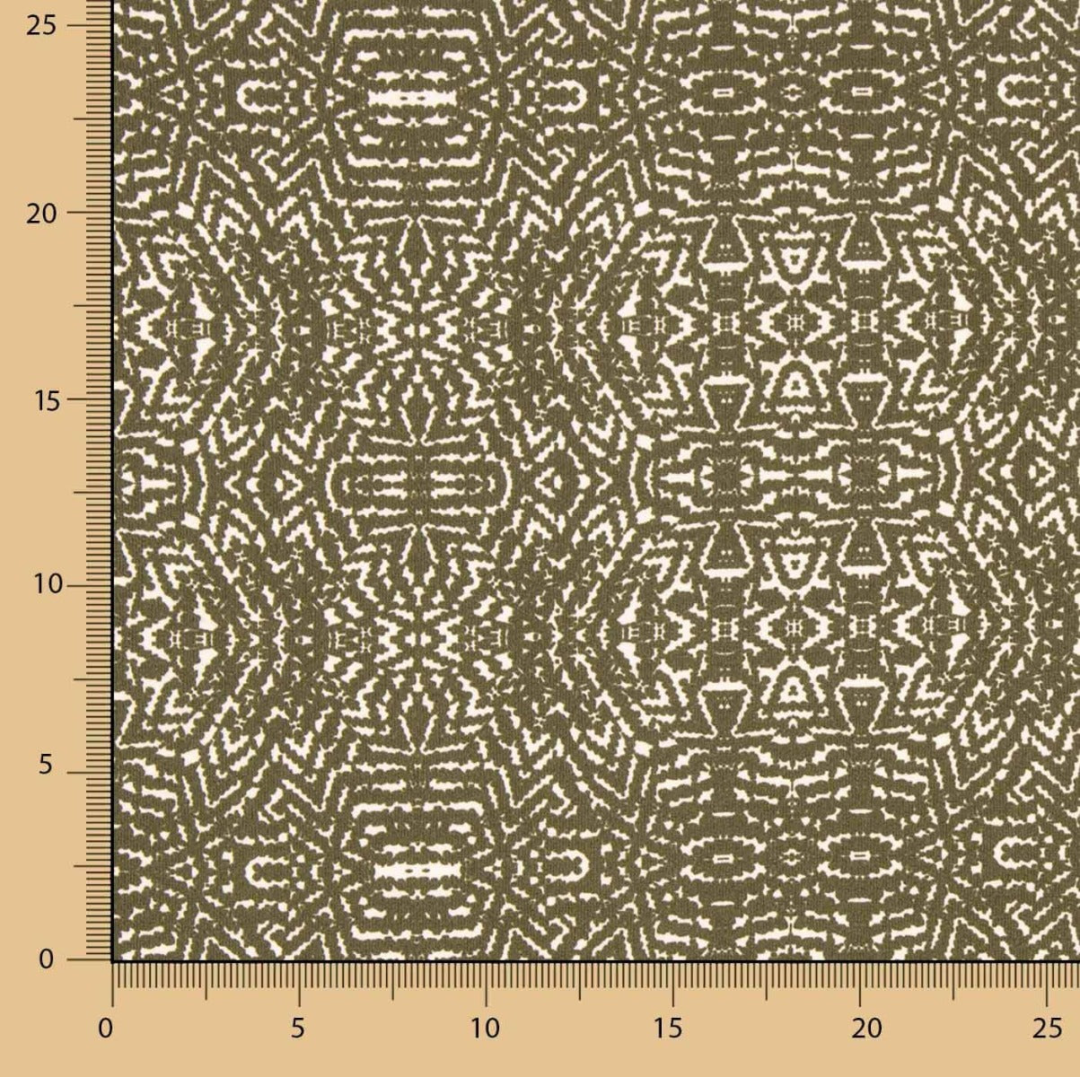 Bambula Poliéster Étnico Verde - Ribes y Casals