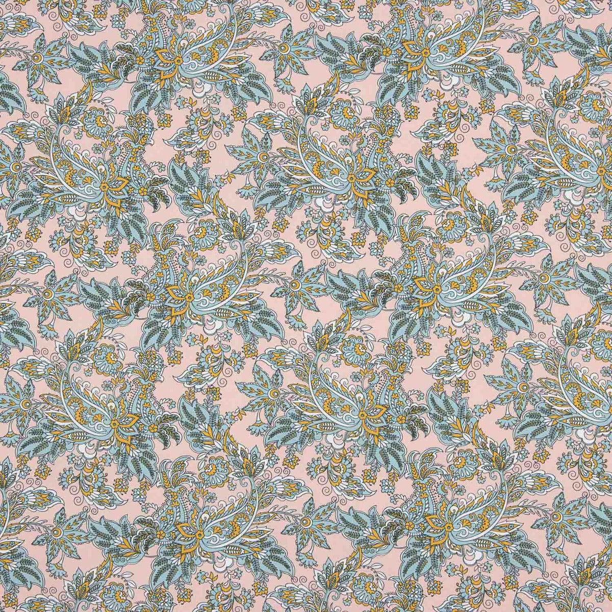 Popeline de coton à fleurs paisley - Ribes y Casals