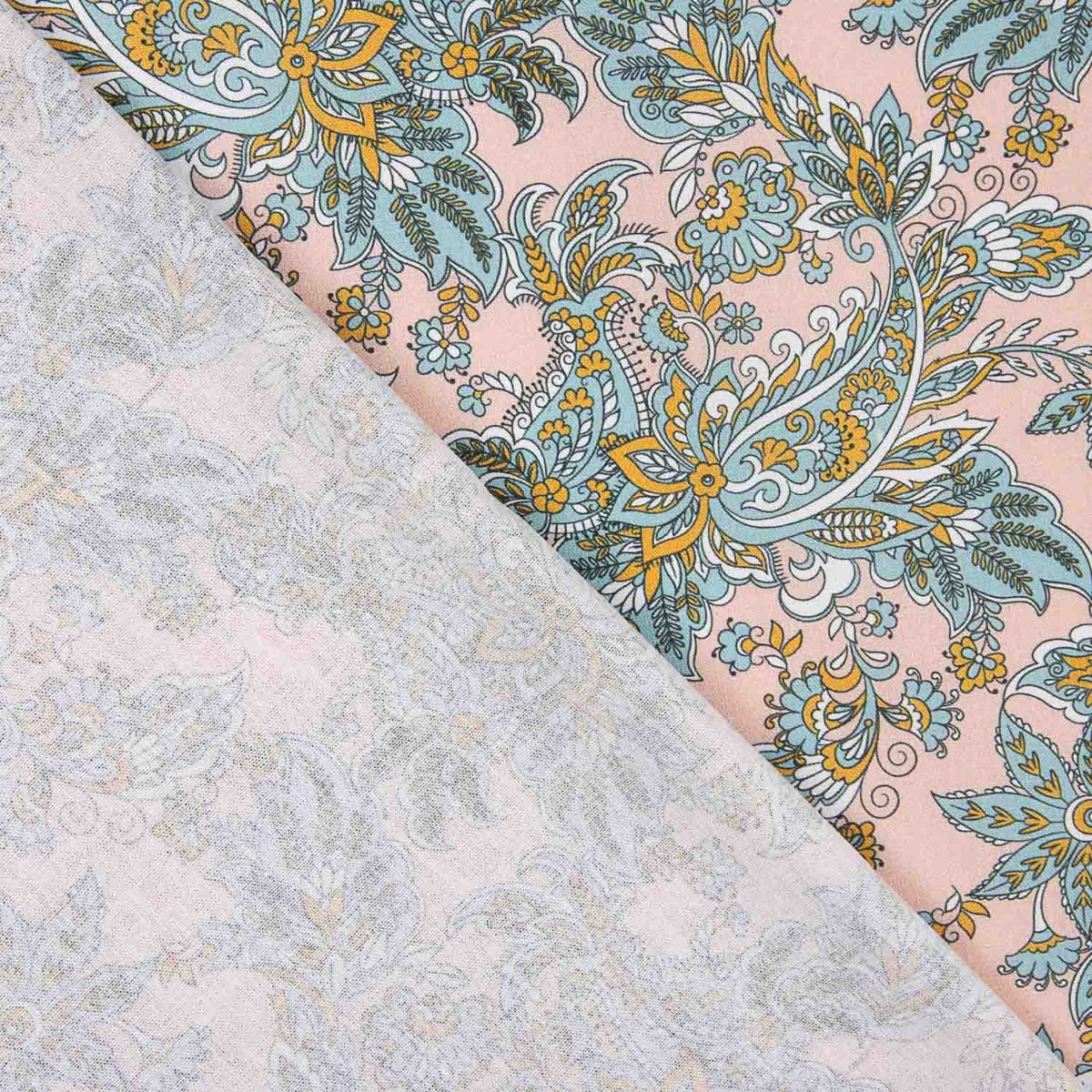 Popeline de coton à fleurs paisley - Ribes y Casals