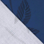 Satin Viscose Shadow Flower Bleu - Ribes y Casals