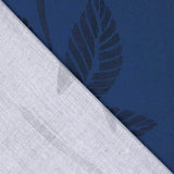 Satin Viscose Shadow Flower Bleu - Ribes y Casals