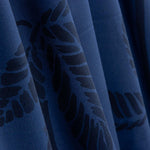Satin Viscose Shadow Flower Bleu - Ribes y Casals