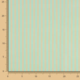 Satin de viscose bicolore rayé vert-beige - Ribes y Casals