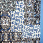 Satin de viscose Bicolore Bordure imprimée - Ribes y Casals