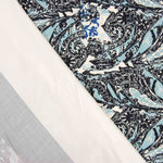 Satin de viscose Bicolore Bordure imprimée - Ribes y Casals