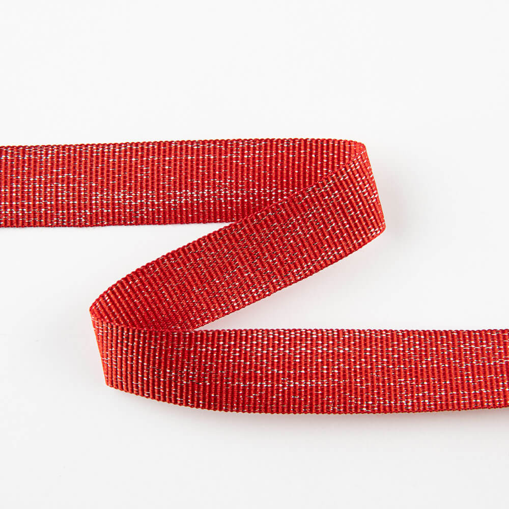 Ruban Ottoman Fantaisie Rouge - Ribes y Casals