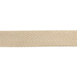 Ruban en coton à chevrons 30 mm, couleur beige - Ribes y Casals