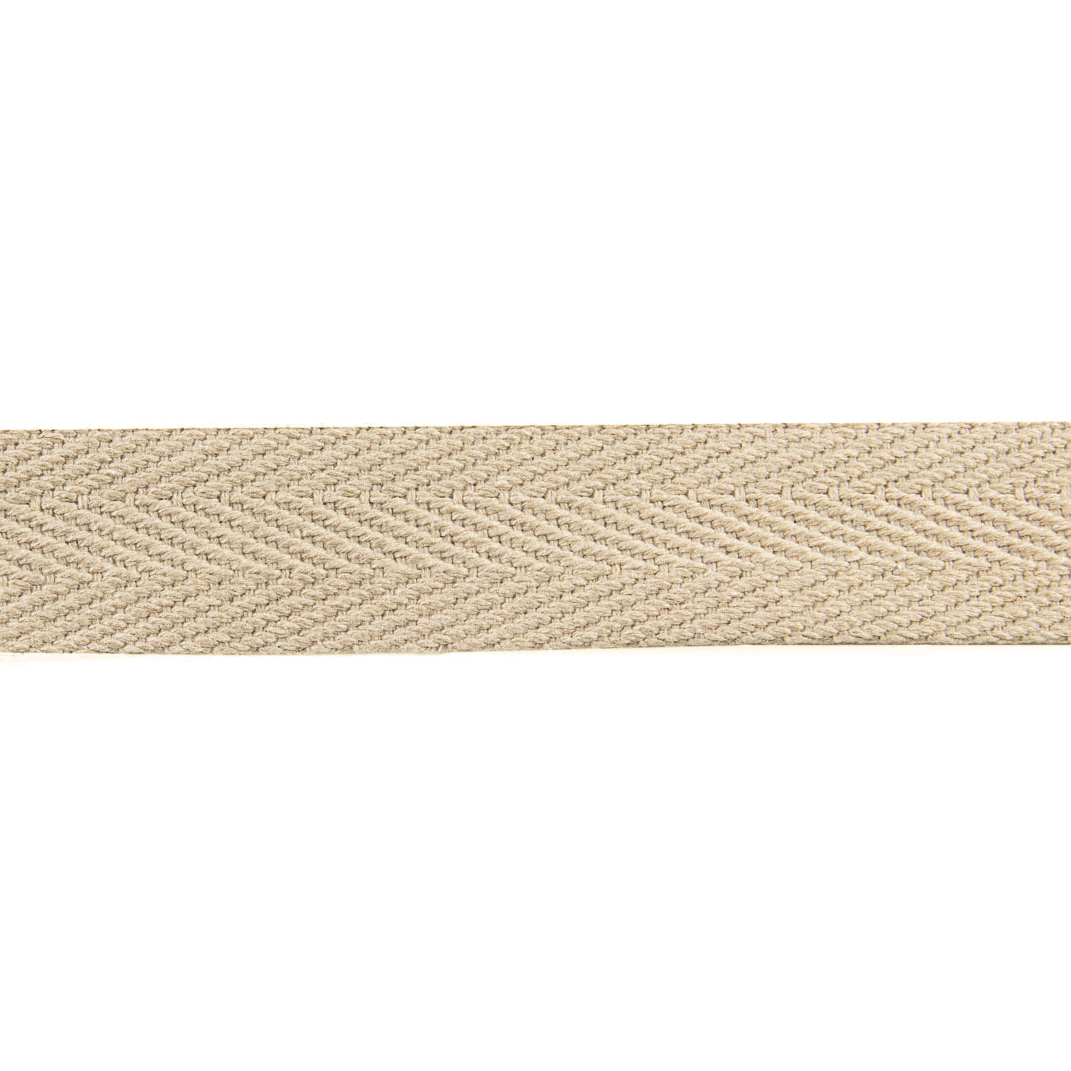 Ruban en coton à chevrons 30 mm, couleur beige - Ribes y Casals