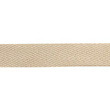 Ruban en coton à chevrons 30 mm, couleur beige - Ribes y Casals