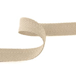Ruban en coton à chevrons 30 mm, couleur beige - Ribes y Casals