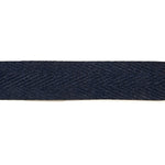 Ruban en coton à chevrons 30 mm bleu marine - Ribes y Casals
