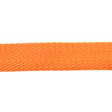 Ruban en polyester à chevrons 30 mm orange fluo - Ribes y Casals