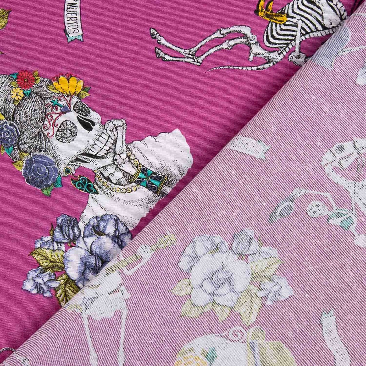 Toile imprimée crânes mexicains - Ribes y Casals