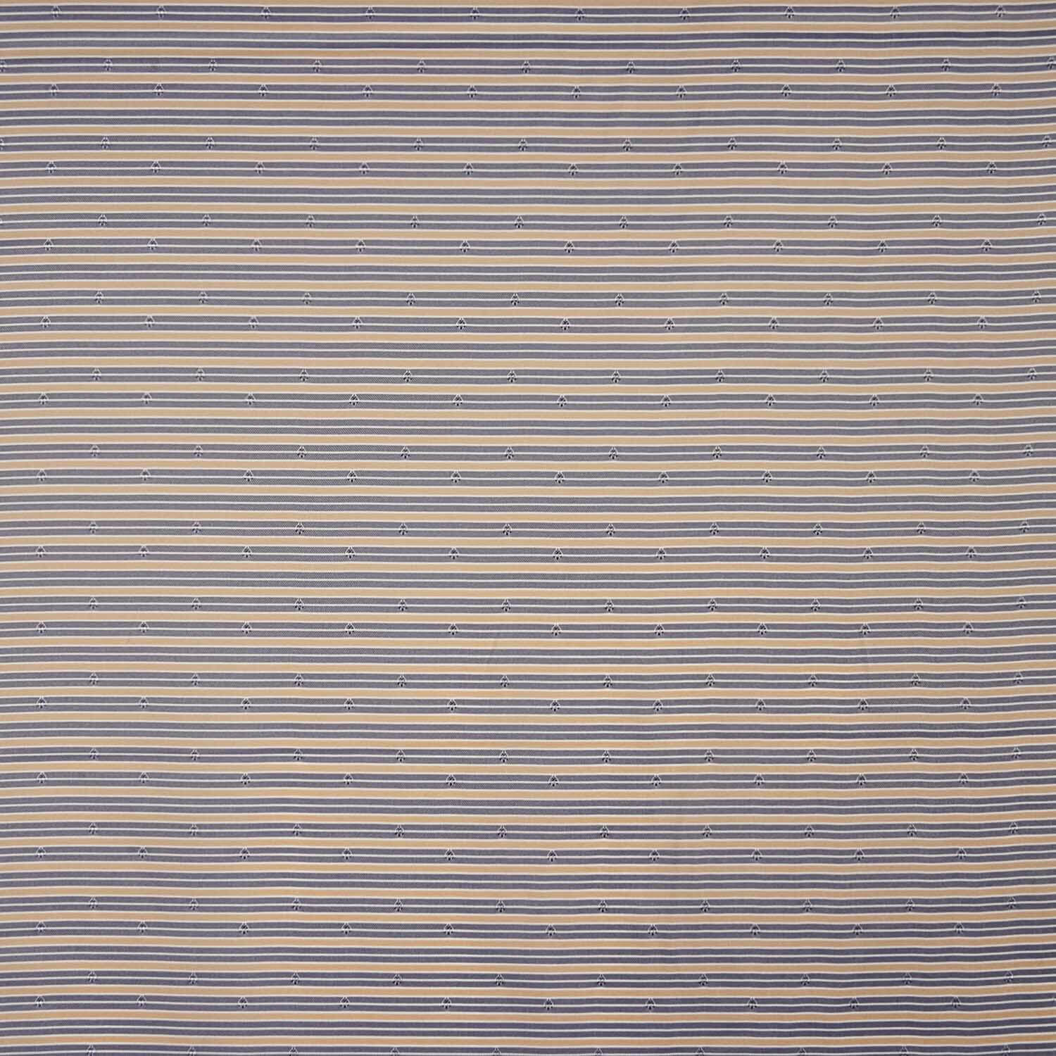 Doublure à rayures marron Jacquard - Ribes y Casals