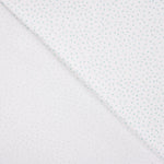 Percal imprimé à pois turquoise et blanc - Ribes y Casals