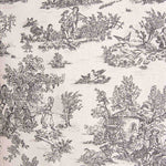 Coton Enduit Toile de Jouy – Noir y Blanc - Ribes y Casals
