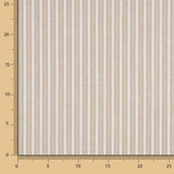 Lin Coton Rayures Beige - Ribes y Casals