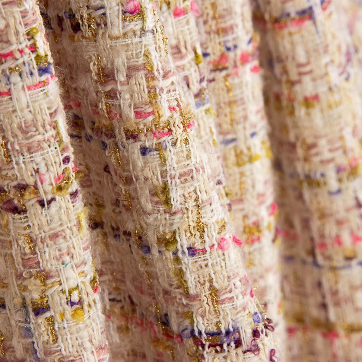 Tweed lurex rose - Ribes y Casals